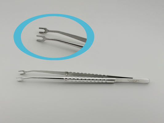 Bone Graft Holding Forceps, 4mm, Curved